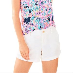 Lilly Pulitzer Jacquard Resort White 5” Callahan Shorts